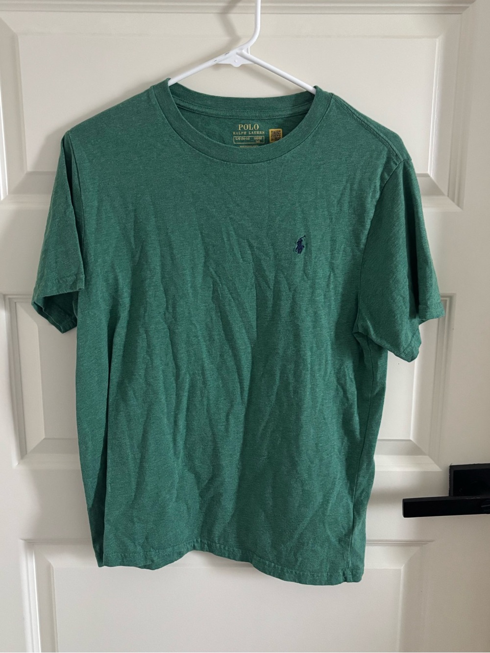 Polo by Ralph Lauren Forest Green Crewneck Tee with Embroidered Pony